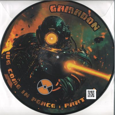Gamadon — We Come In Peace Part III : Reprogrammed ep vinyl cover