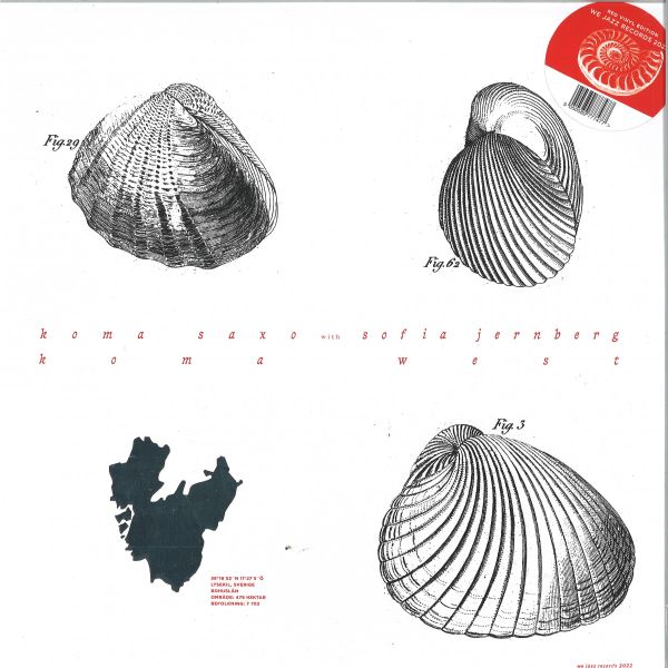 Petter Eldh, Koma Saxo, Sofia Jernberg — Koma West vinyl cover
