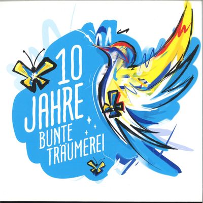 Bunte Träumerei — 10 Jahre Compilation LP 2x12" vinyl cover
