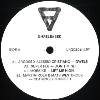 Arodes, Alessio Cristiano, Super Flu, Moeaike, Martim Rola, Mats Westbroek — Unreleased Records Vinyl Sampler vinyl cover