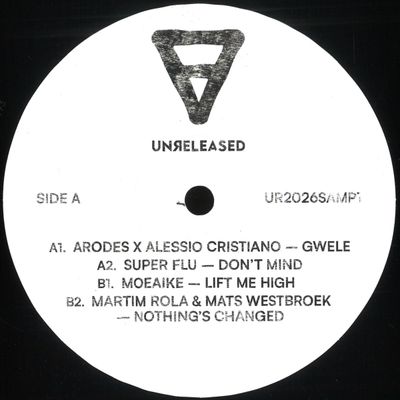 Arodes, Alessio Cristiano, Super Flu, Moeaike, Martim Rola, Mats Westbroek — Unreleased Records Vinyl Sampler vinyl cover