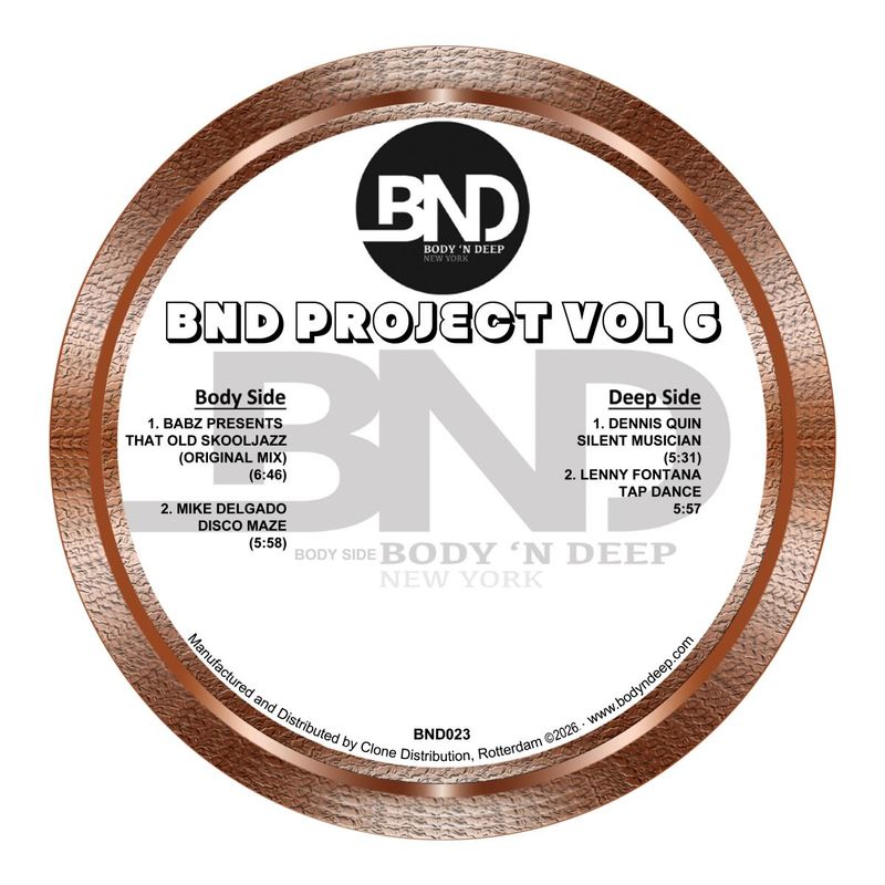 Various — BND Projects Vol 6 vinyl cover