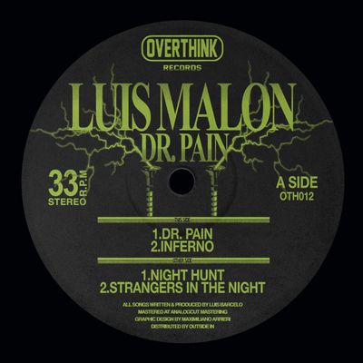 Luis Malon — Dr. Pain vinyl cover