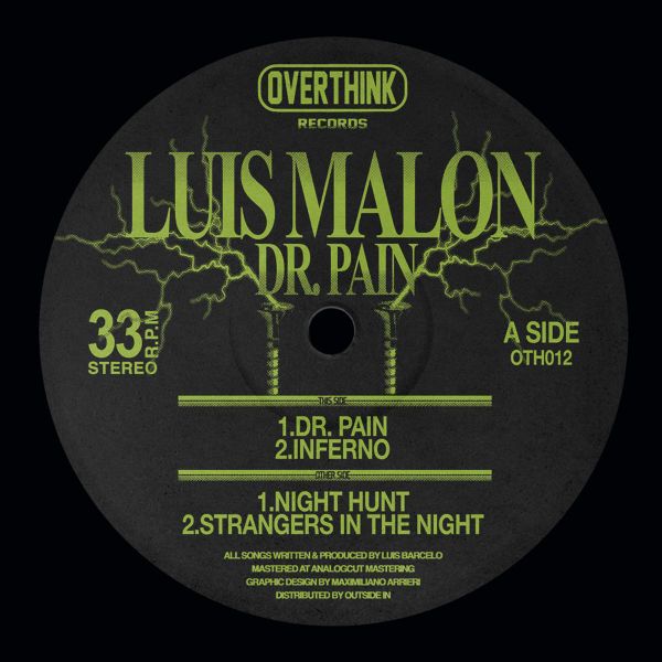 Luis Malon — Dr. Pain vinyl cover