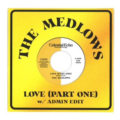 The Medlows — Love (Part One) (w/ Admin Edit) (7") vinyl cover