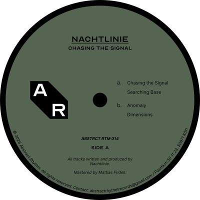 Nachtlinie — CHASING THE SIGNAL EP vinyl cover
