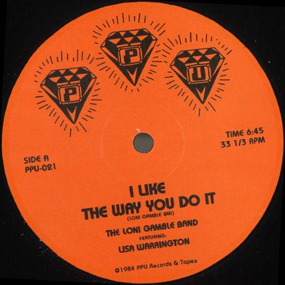 Loni Gamble Band, Lisa Warrington — I Like The Way You Do It vinyl cover