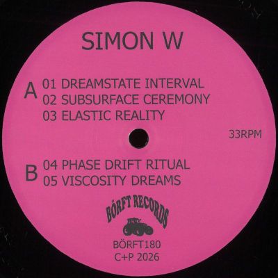 Simon W — Dreamstate Interval vinyl cover