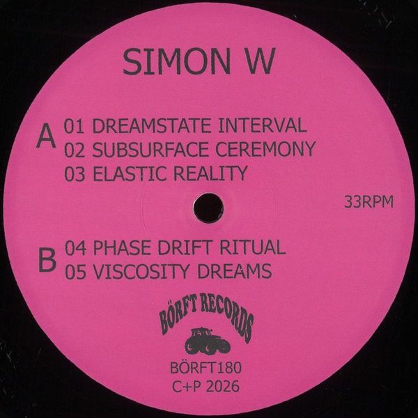 Simon W — Dreamstate Interval vinyl cover
