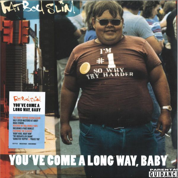 Fatboy Slim — You’ve Come A Long Way, Baby LP (2x12") vinyl cover