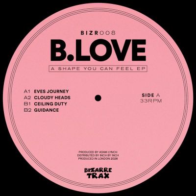 B.Love — A Shape You Can Feel EP vinyl cover