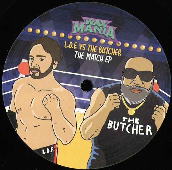 L.d.f., The Butcher — The Match Ep vinyl cover