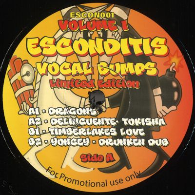 Esconditis — Volume 1 - Vocal Bumps vinyl cover
