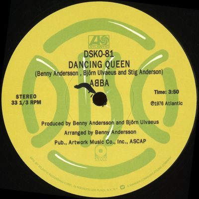 Abba — Dancing Queen / Voulez Vous vinyl cover