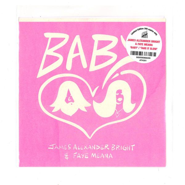 James Alexander Bright, Faye Meana — Baby 7" vinyl cover