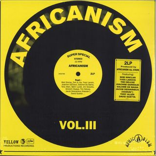 Africanism Allstars — AFRICANISM III LP 2x12" vinyl cover