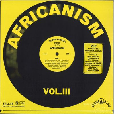Africanism Allstars — AFRICANISM III LP 2x12" vinyl cover