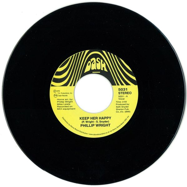 Phillip Wright — Keep Her Happy vinyl cover