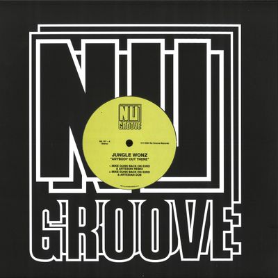 Jungle Wonz — Anybody Out There / 20 Paces From The Moon vinyl cover