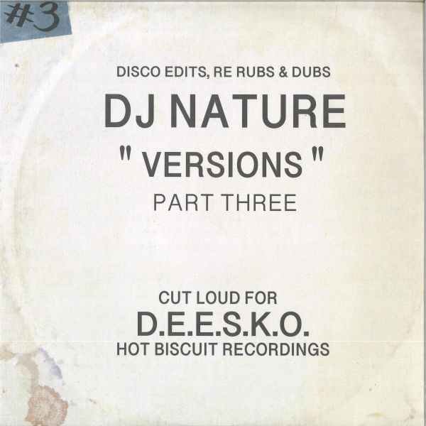 DJ Nature — Versions Part Three 2x12" vinyl cover
