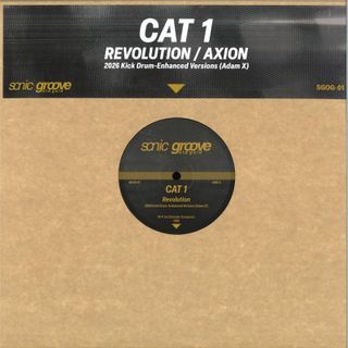 Cat 1 — Revolution / Axion (Adam X Kick Induced Edits) vinyl cover
