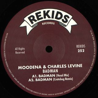 Moodena, Charles Levine — Badman vinyl cover