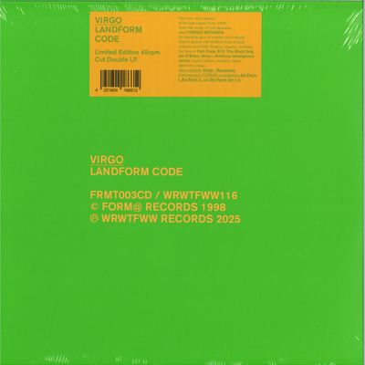 Virgo — Landform Code LP 2x12" vinyl cover