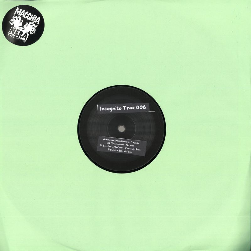Various — Incognito Trax 006 vinyl cover