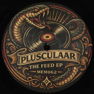 Plusculaar — The Feed EP vinyl cover