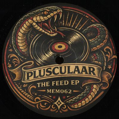 Plusculaar — The Feed EP vinyl cover