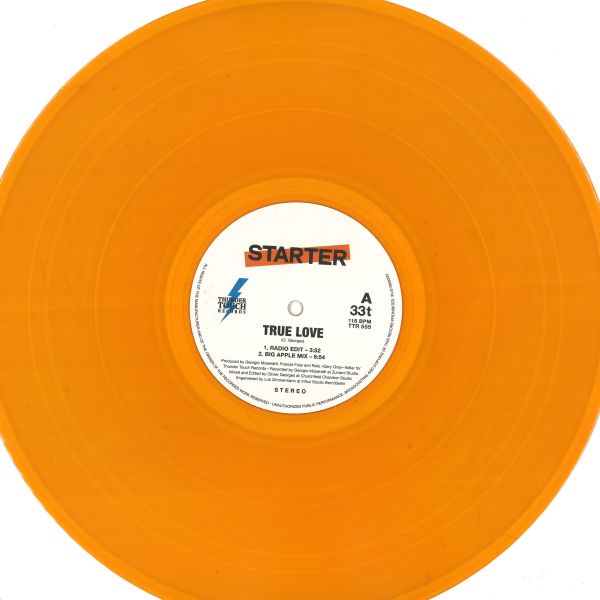 Starter — TRUE LOVE / VISION ON MY MIND EP vinyl cover