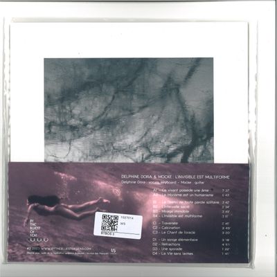 Delphine Dora, Mocke — L'Invisible Est Multiforme LP 2x10" vinyl cover