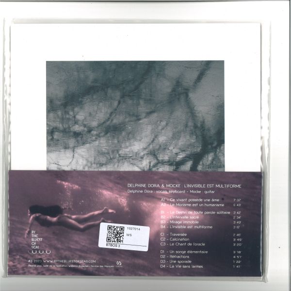 Delphine Dora, Mocke — L'Invisible Est Multiforme LP 2x10" vinyl cover