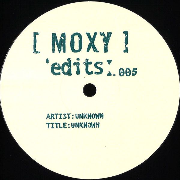 Unknown — Moxy Edits 005 vinyl cover