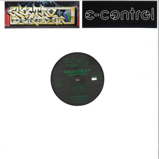 Electrodefender, E-Control — Soulmates EP vinyl cover