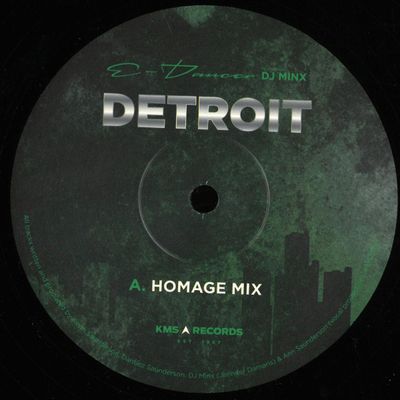 E-Dancer, DJ Minx — Detroit vinyl cover