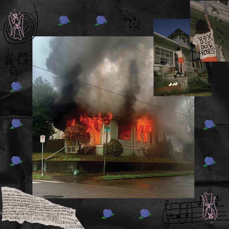 Mope Grooves — Box Of Dark Roses LP 2x12" vinyl cover