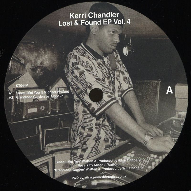 Kerri Chandler — Lost & Found Vol.4 vinyl cover
