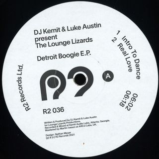 Dj Kemit, Luke Austin, The Lounge Lizards — Detroit Boogie E.P vinyl cover