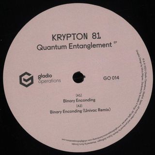 Krypton 81 — QUANTUM ENTANGLEMENT EP vinyl cover