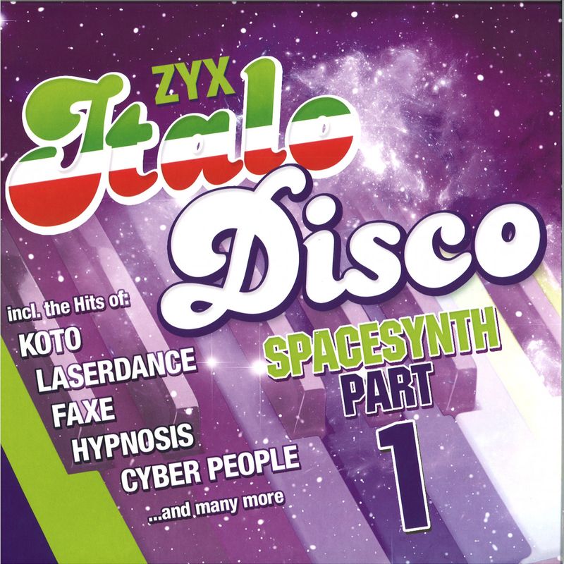 Various — ZYX Italo Disco Spacesynth Part 1 vinyl cover