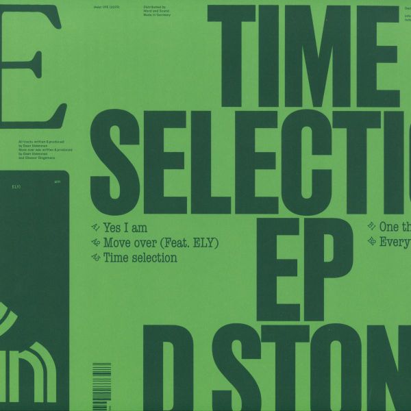 D Stone — Time selection EP vinyl cover