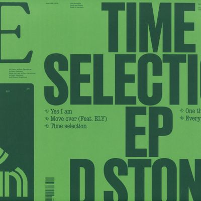 D Stone — Time selection EP vinyl cover