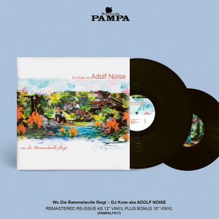 DJ Koze aka, Adolf Noise — Wo Die Rammelwolle Fliegt LP + 10" vinyl cover