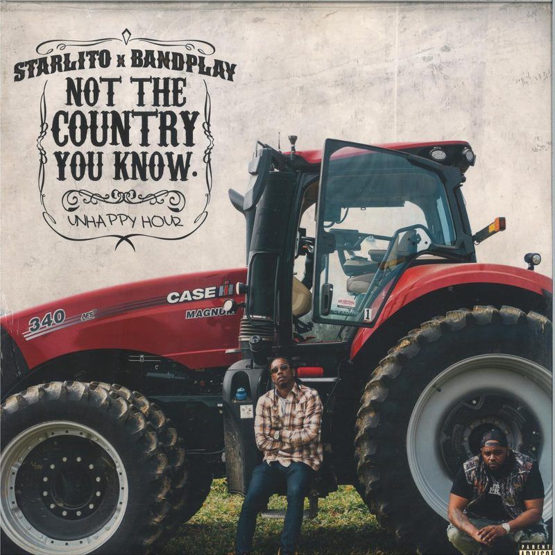 Starlito, Bandplay — Not The Country You Know LP2x12" vinyl cover
