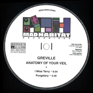 Greville — Anatomy Of Your Veil vinyl cover