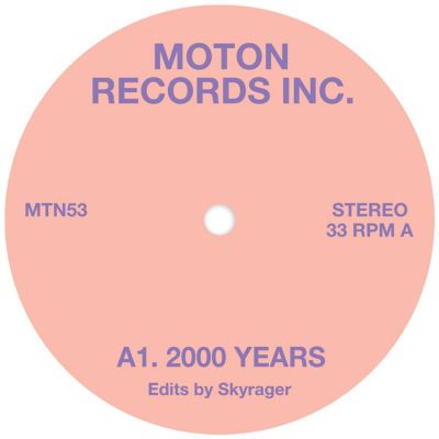 Moton Records Inc — Skyrager Edits vinyl cover