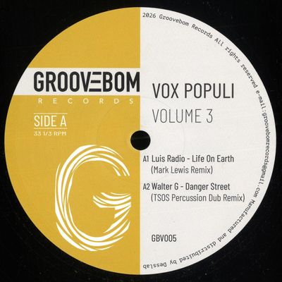 Various — Vox Populi Volume 3 vinyl cover
