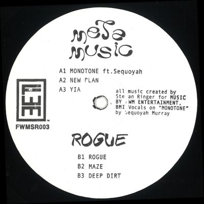 Stefan Ringer — Meta Music x Rogue EP vinyl cover