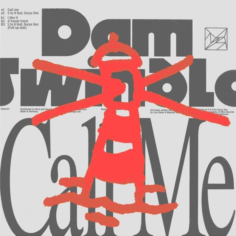 Dam Swindle — Call me EP vinyl cover